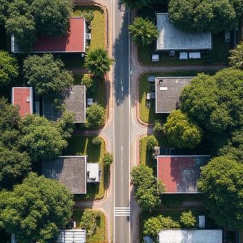 Visualização do bairro da ÁudioNorte em Manaus